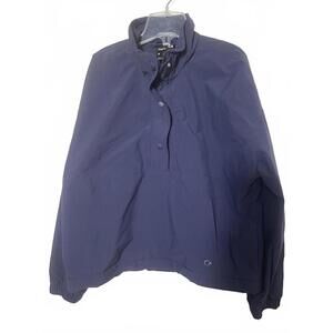 GapFit Windbreaker Jacket Women's Small Navy Pockets Athletic Coat Casual Sporty